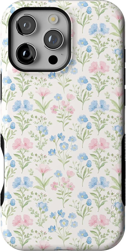 Casely iPhone 16 Pro Max Case | Blue Stripes | Sunday Best | Compatible with MagSafe | Bold Protective Design