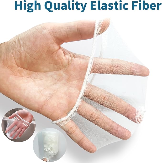200 PCS Kitchen Disposable Mesh Sink Strainer Bags, Anti-Clogging Drain Filters