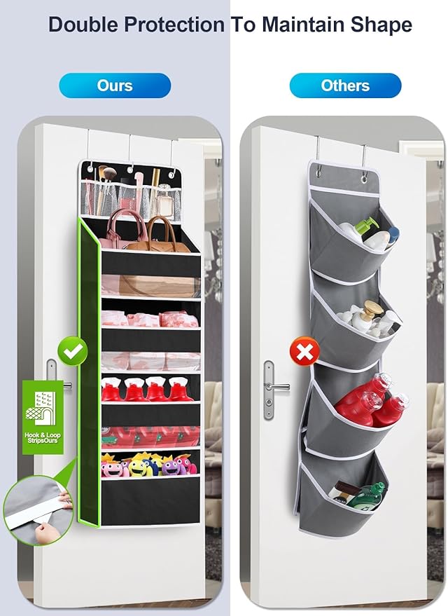 2 Pack Over the Door Storage Organizer