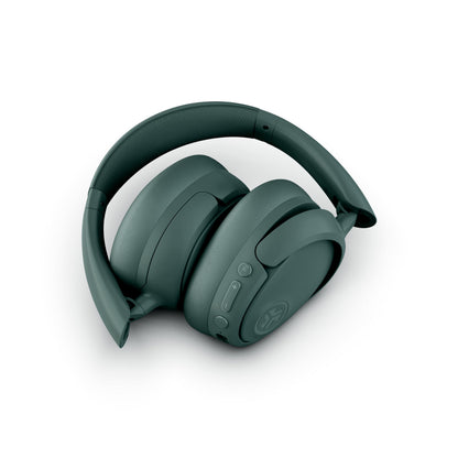 JLab JBuds Lux ANC Wireless Headphones, Sage, Hybrid Active Noise Cancelling, Customizable Sound, Spatial Audio Compatible, Premium Over-Ear Bluetooth Headset
