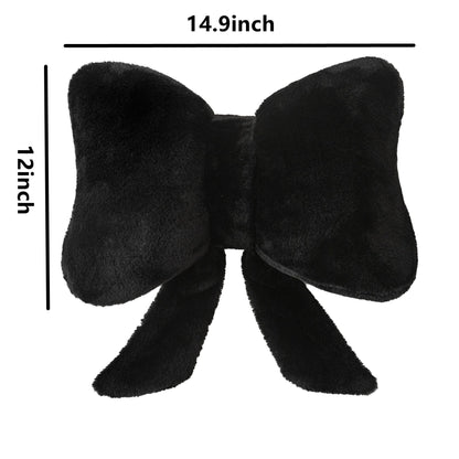 Bow Pillow Throw Pillows Butterfly Shaped Decorative Cute Pillows for Bed Sofa Cute Home Decor,Pink 10 * 8inch