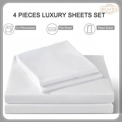 Gorilla Full Size Sheet Sets - Borneo Orangutan Bed Sheets Set with 1 Fitted Sheet,1 Flat Sheet and 2 Pillowcases for All Season Without Filler 4 Piece (Fitted Sheet, Flat Sheet, Pillow Case)