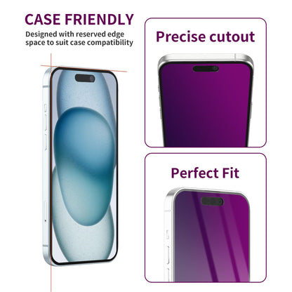 2 Pack Privacy Screen Protector for iPhone 16 Pro Max Tempered Glass 6.9inch Private Saver Anti-Spy Eye Protection Anti-Scratch Full Coverage