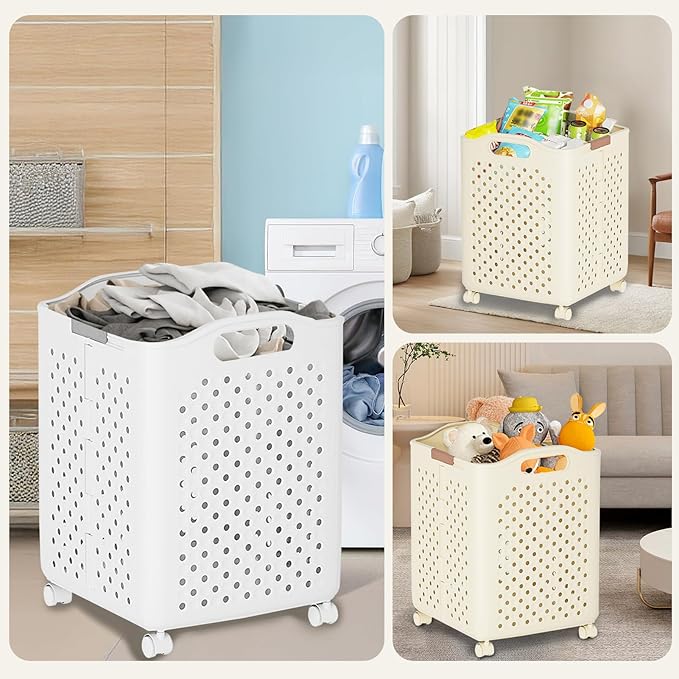 57L Collapsible Laundry Basket