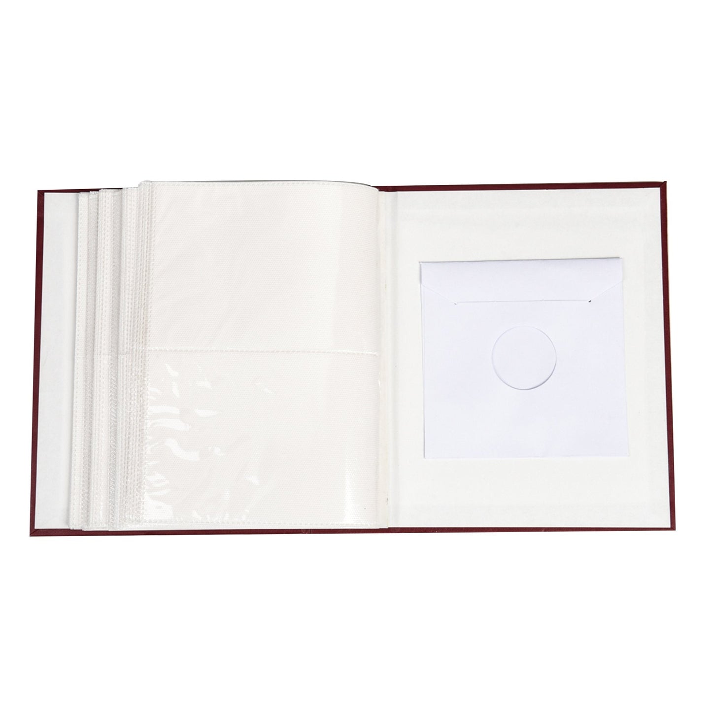 Arpan 6x4 Plain Photo Album with 200 Pockets (Burgundy)