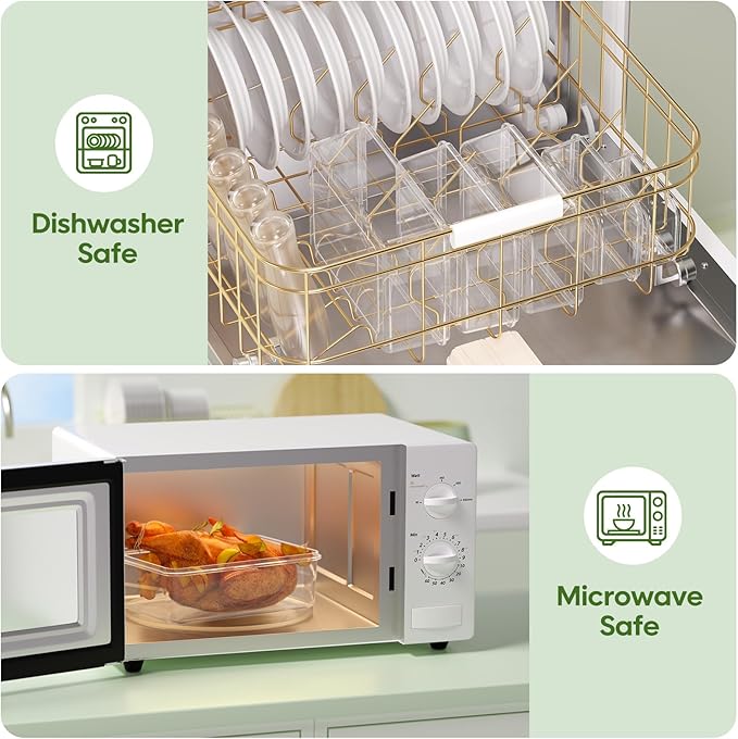 44-Piece Food Storage Containers