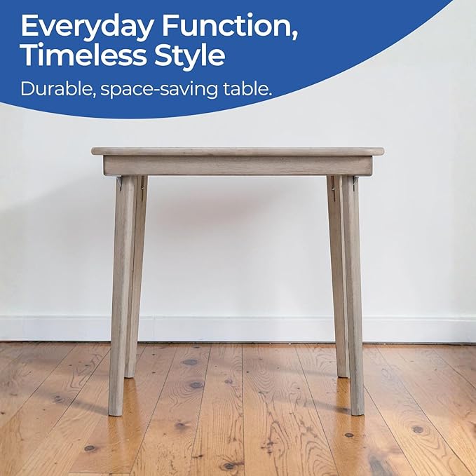 Stakmore Classic Straight Edge Square Folding Card Table 32x32