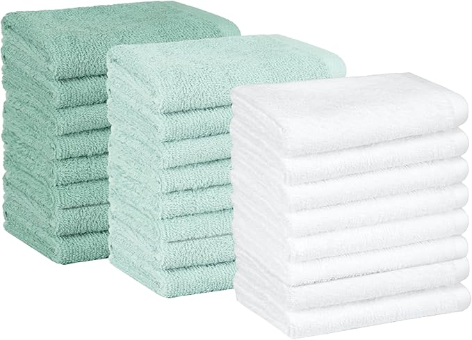 Amazon Basics Cotton Washcloths