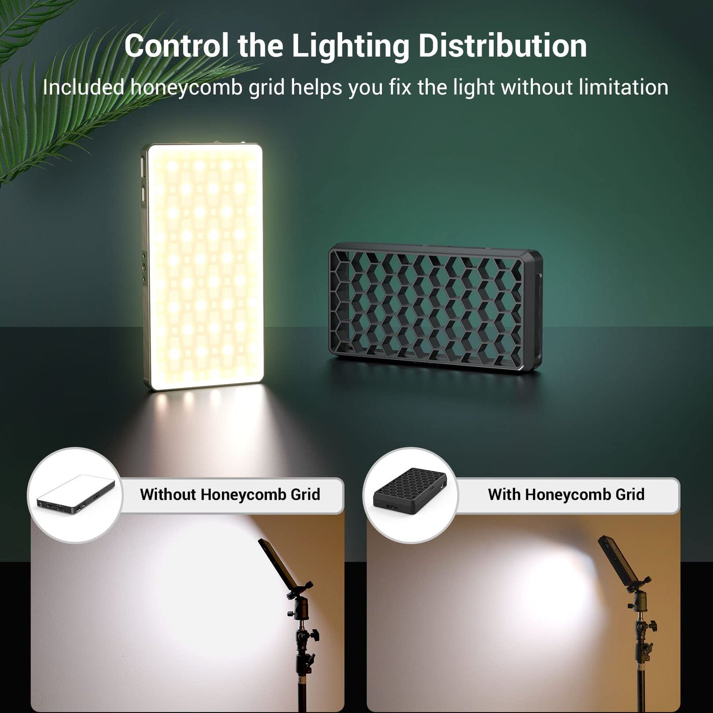 SmallRig Pix M160 RGB Video Light, 12W RGBWW LED Camera Light Panel, 360° Full Color Portable Light for Photography, 3800mh Battery, CRI 95+,TLCI 98, for Vlogging, Photo, Video, Aluminum Body – 3157