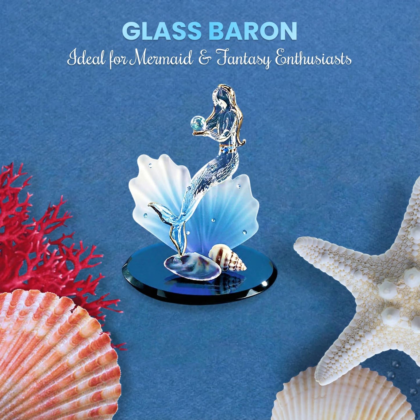 Glass Baron Mermaid Figurine