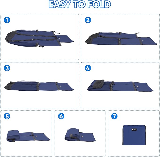 BALEINE 120L Laundry Bag Backpack, 900D Oxford Fabric Large Travel Laundry Bags