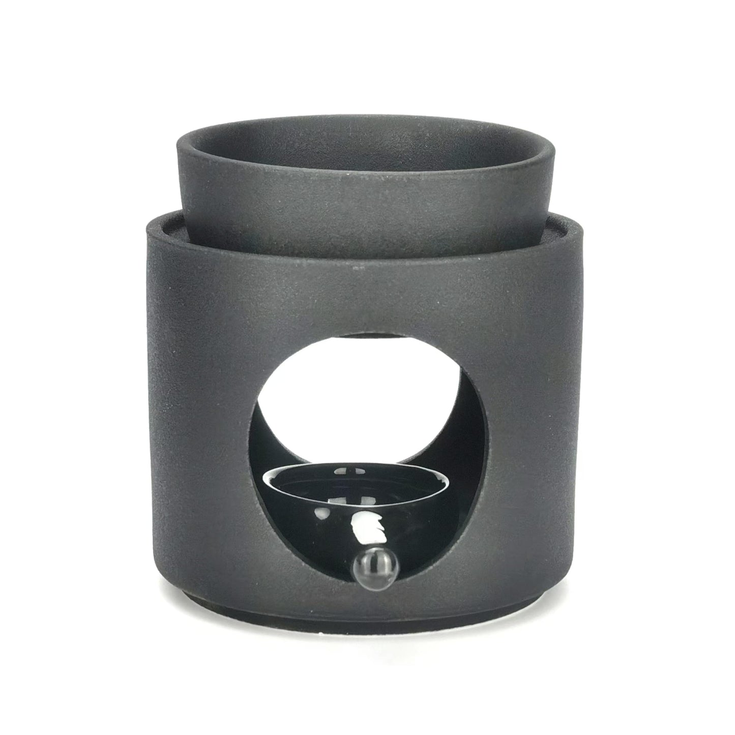 Tychoncity Ceramic Fragrance lamp with Tea Light Holder,Wax Melt Warmer Candle Tealight Ceramic Wax Burner