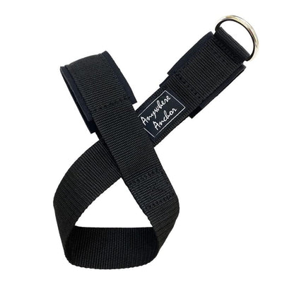 Bodylastics Resistance Band Anchor, Heavy-Duty Attachment for Exercise Resistance Bands, Easy Use Anchor Band for Resistance Tubes, With Nylon Webbing, Neoprene Padding, and O-Ring, 22 Inches