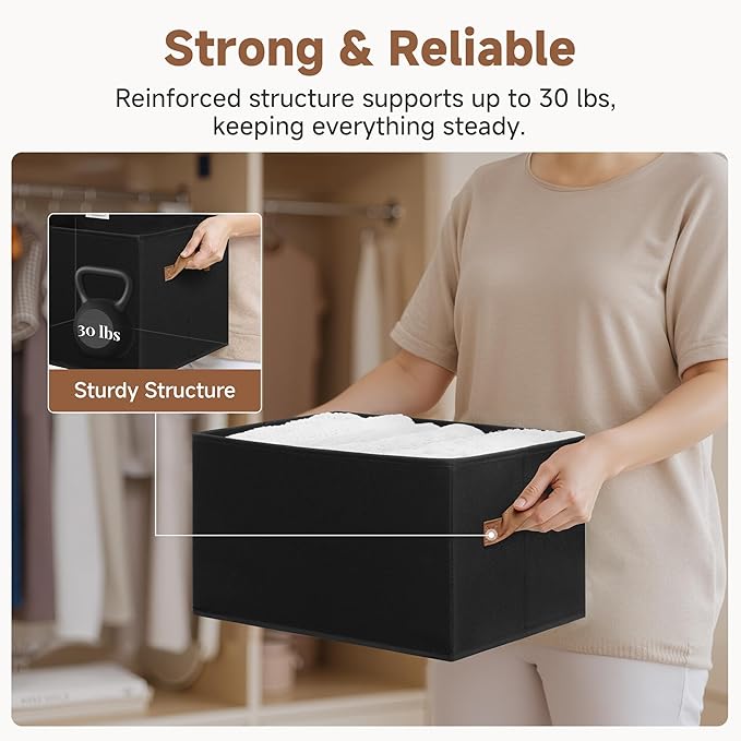 StorageWorks Storage Bins for Shelves, Closet Organizers and Storage Baskets