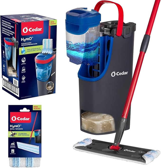 O-Cedar H2prO Flat Mop System