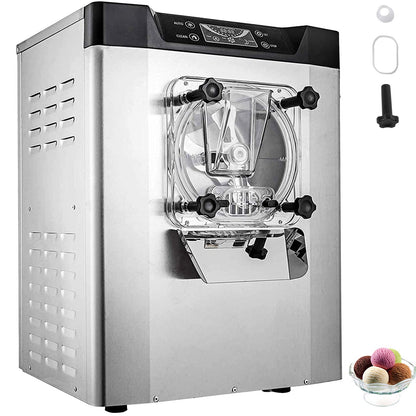 VEVOR Commercial Ice Cream Machine 1400W 20/5.3 Gph Hard Serve Ice Cream Maker with LED Display Screen Auto Shut-Off Timer One Flavors Perfect for Restaurants Snack bar Supermarkets