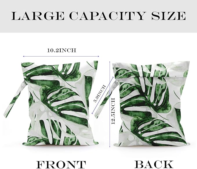 Wet Bag, Wet Dry Bag, Wet Bag for Swimsuit, Dirty Yoga Gym Clothes, Makeup Bag