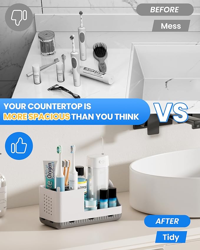 Toothbrush Holders for Bathroom Counter