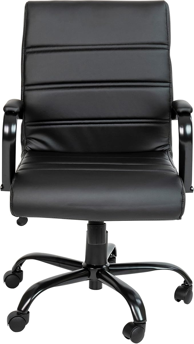 Flash Furniture Whitney Mid-Back Swivel LeatherSoft Desk Chair