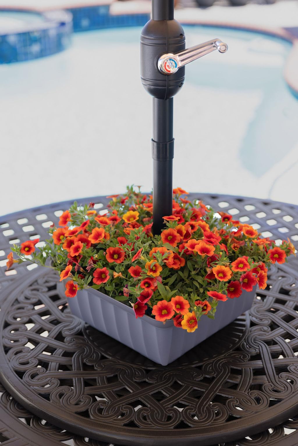 Square Savannah Planter (Grey)