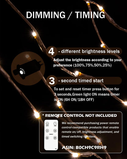TYBEEU 5ft Star Light Tree with 216 Warm White LEDs for Holiday Decor - Dimmable, UL Certified, Waterproof - Ideal for Indoor and Outdoor Decoration