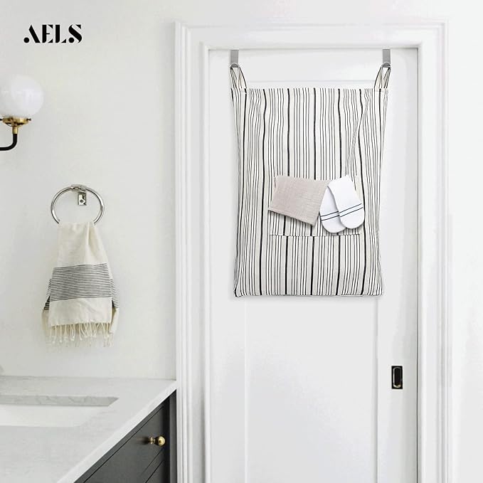 AELS Farmhouse Hanging Laundry Hamper