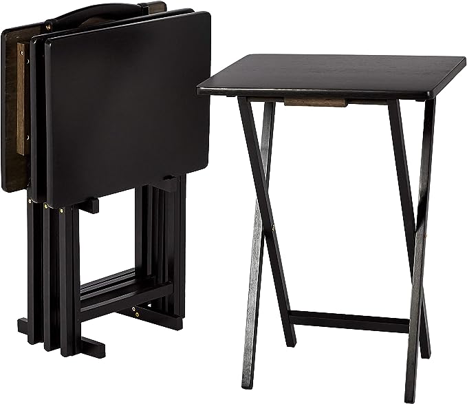 Amazon Basics Portable Foldable TV Tray Table