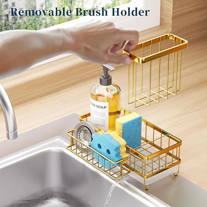 Consuemst Sponge Holder for Kitchen Sink