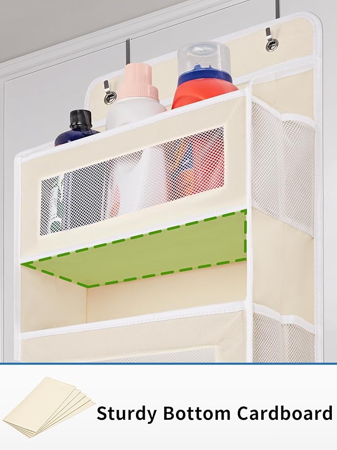 JARLINK Over The Door Organizer Storage, 5 Shelf Hanging Door Organizer