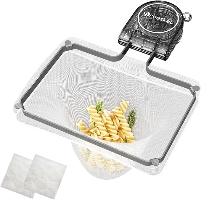 Kitchen Sink Strainer with 100 PCS Filter Mesh Bag, Food Waste Filter Basket