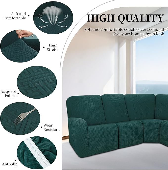 100% Waterproof Sectional Recliner Couch Covers