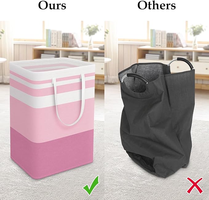 StorageRight Large Collapsible Laundry Basket Hamper