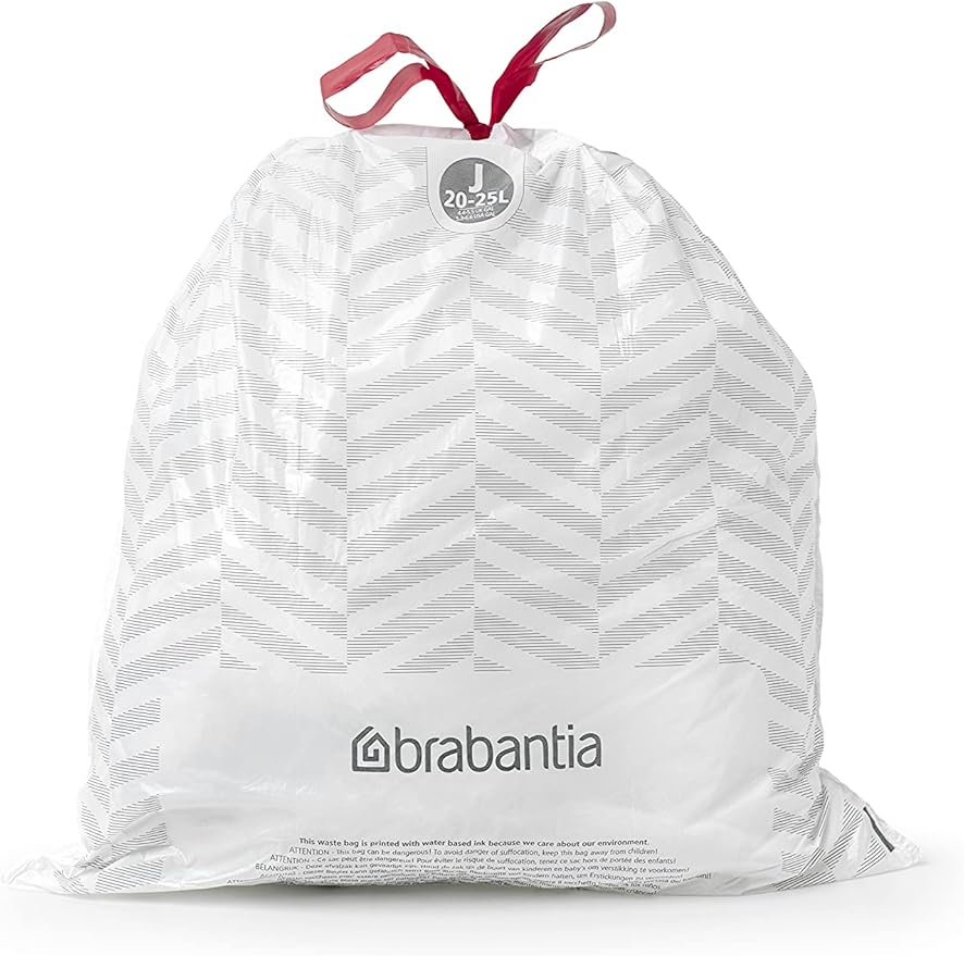 Brabantia PerfectFit Trash Bags High Quality Thick Plastic Trash Can Liners