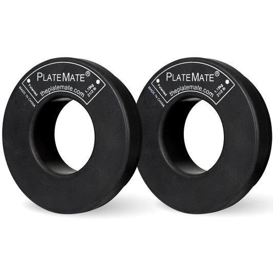 PlateMate Microload Pair 2 1/2 lb. Magnetic Donut Weights (5 lb. Set)