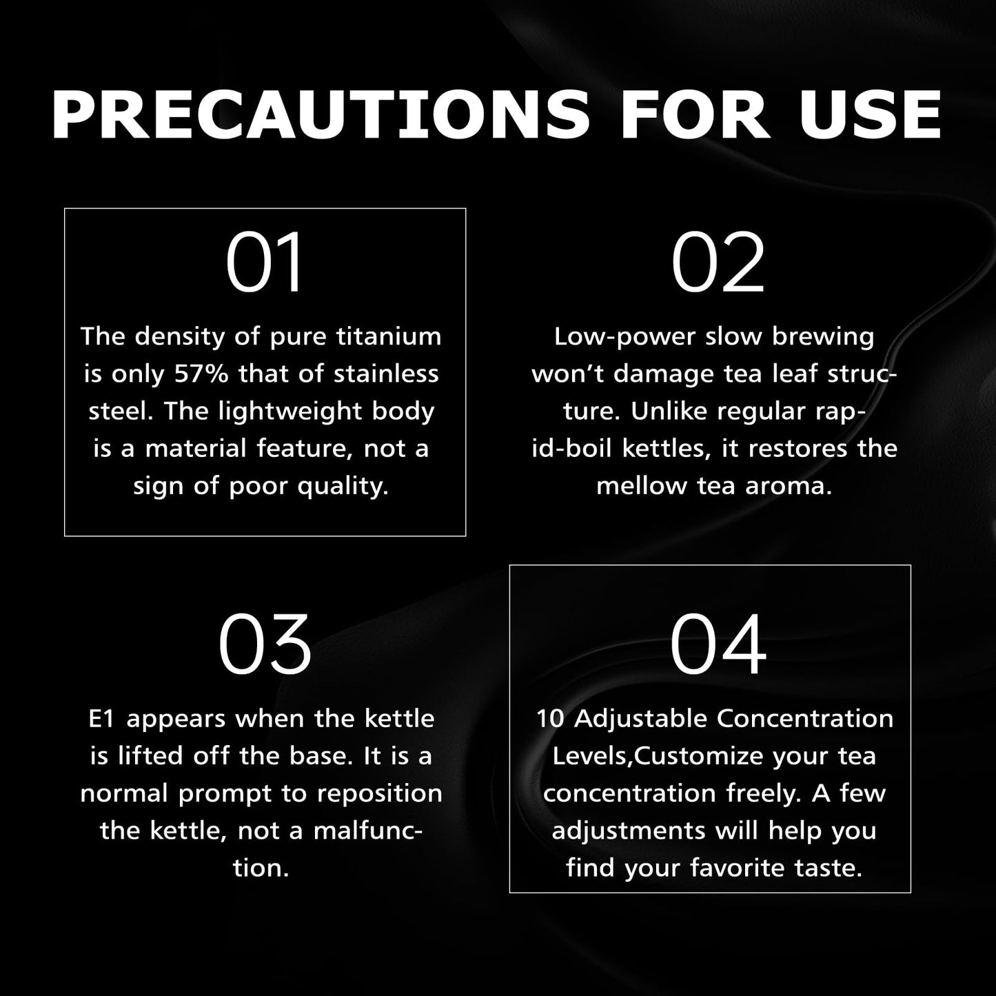 Lunowa Haus 120V Titanium & Glass Electric Tea Kettle, Pro Steam Extraction for All Teas (Green, Black, Oolong), 11 Temp & 10 Strength Levels, 1.2L, 12H Keep Warm, BPA-Free, 2 Infusers