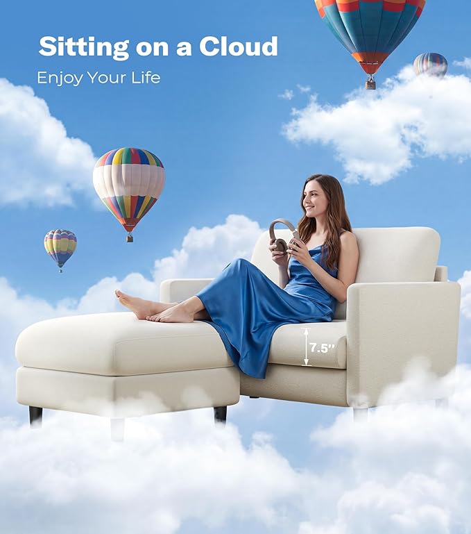Welzona Loveseat, Comfy Teddy Love Seat