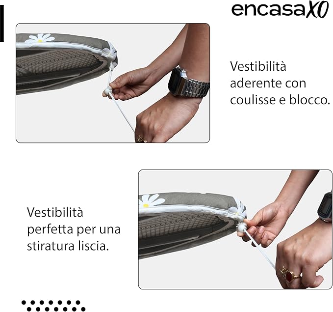 Encasa XO Ironing Board Cover and Pad 54"x18"