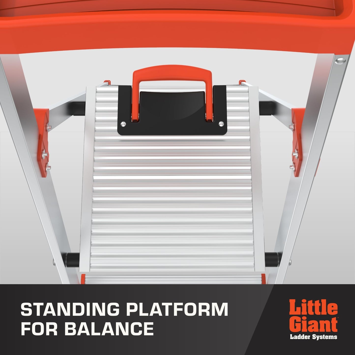 Little Giant Ladder Systems Flip-N-Lite, 5-Foot, Stepladder, Aluminum, Type 1A, 300 lbs Rated (15273-001)