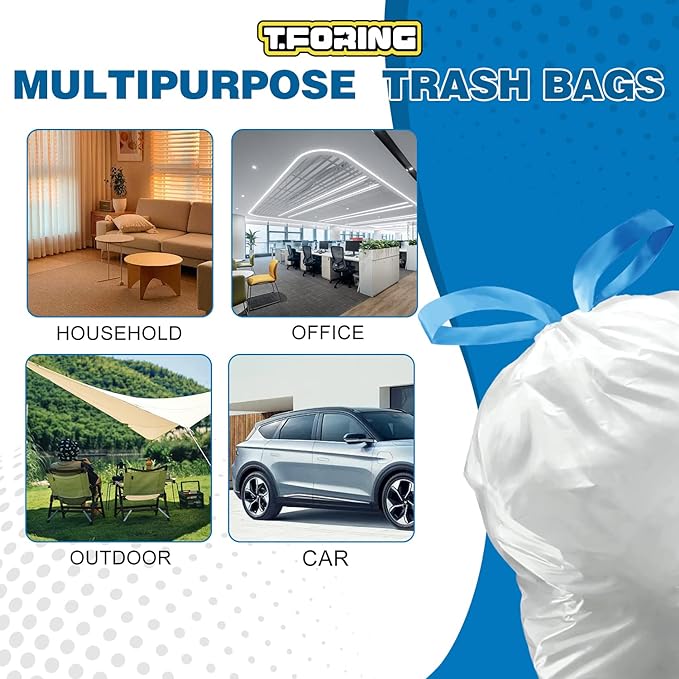 1.2 Gallon Mini Trash Bags Drawstring
