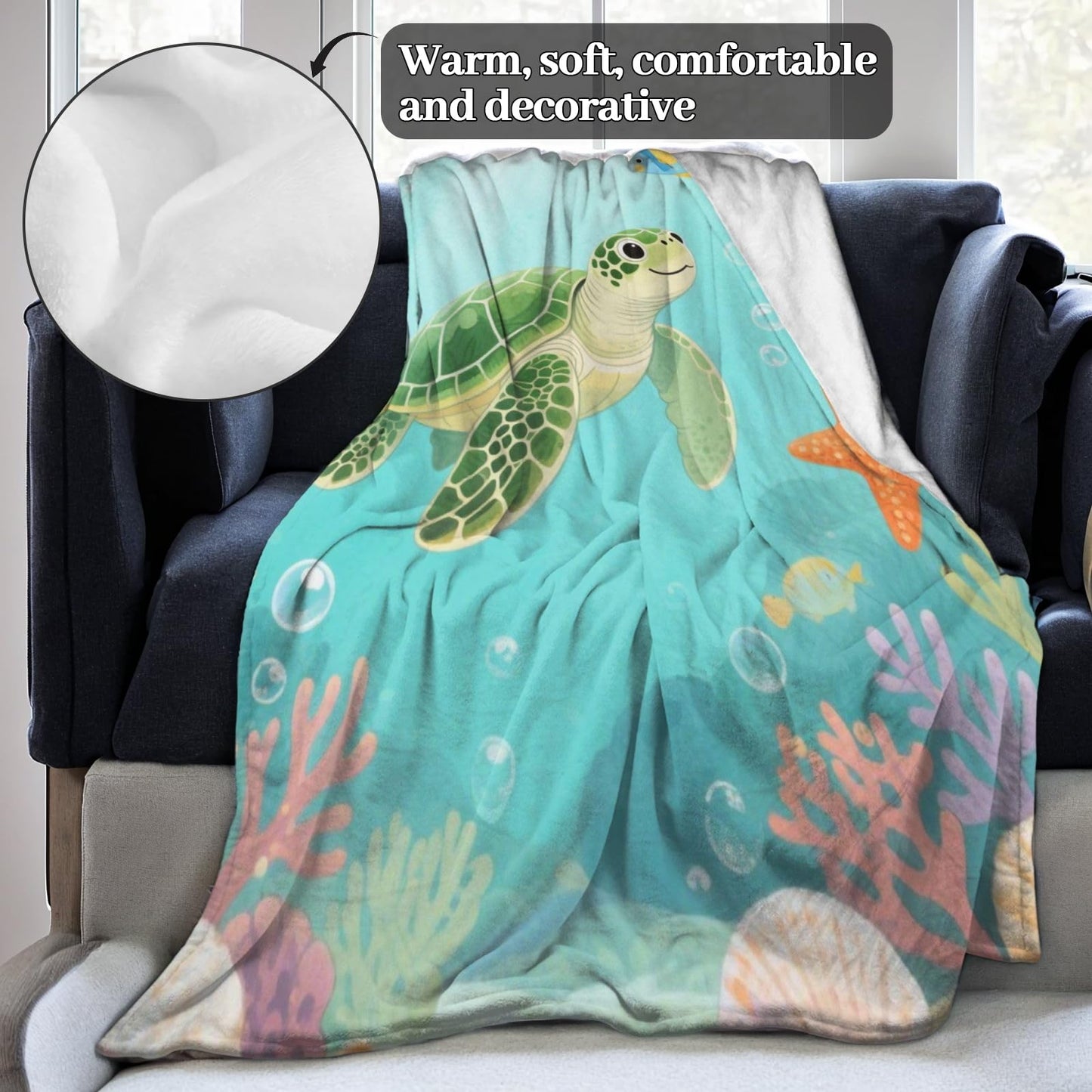 Boho Feather Pattern Fleece Blanket for Boys Girls Kids, Cozy Soft Tribal Art Theme Blankets Gifts for Women, Adults, for Bedroom, Travel, Camping, Sofa, Room Decor 50x60 in