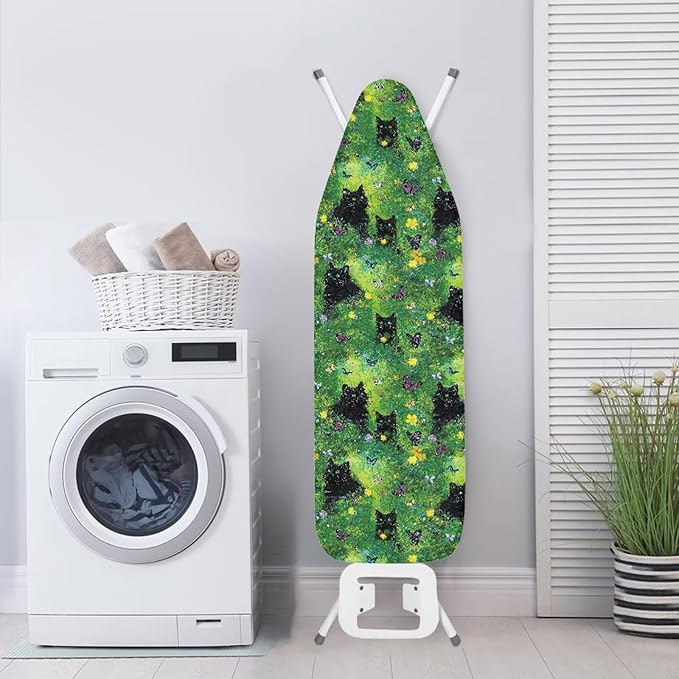 Cat Print Iron Cover for Ironing Board, Scorch Resistant Ironing Board Cover