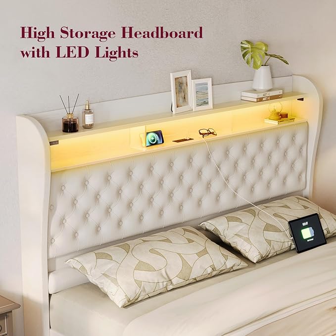 ROCHECASA King Size Bed Frame