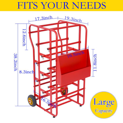 YAGEANNL Wire Spool Rack,Cable Caddy,Portable Wire Holder for Efficient Cable Management,Multi-Spool Wire/Cable Dispenser for Electrical Industrial & Retail Use