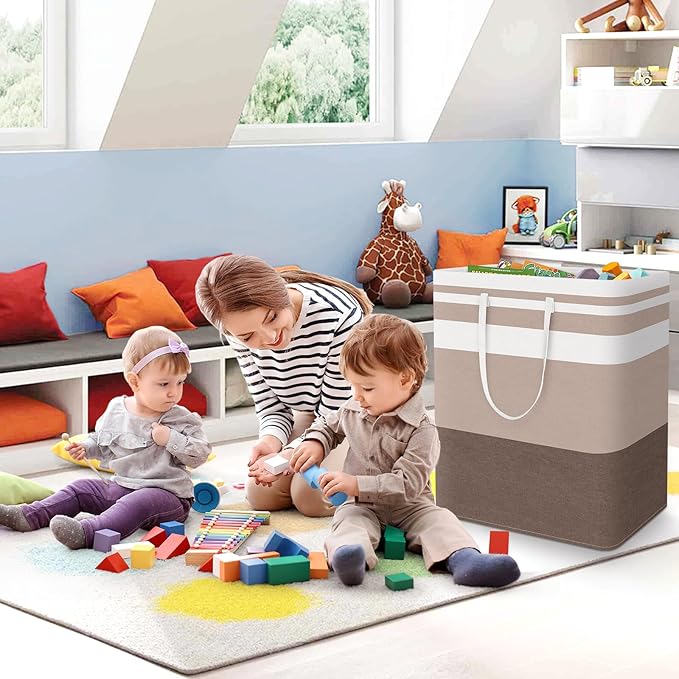 StorageRight Large Collapsible Laundry Basket Hamper