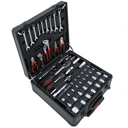 Hantinstom 900PCS Pro-Grade Tool Set: Massive Selection; Heavy-Duty Rolling Toolbox; For Professional Repair, Maintenance & Industrial Use
