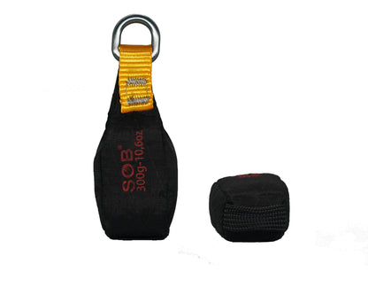 RESQT Throw Weight Bag, Durable Climbing Rope Bag for Arborists Professional Multi Throw Bag for Tree Rock Spelunking (2Pcs Black, 350G)
