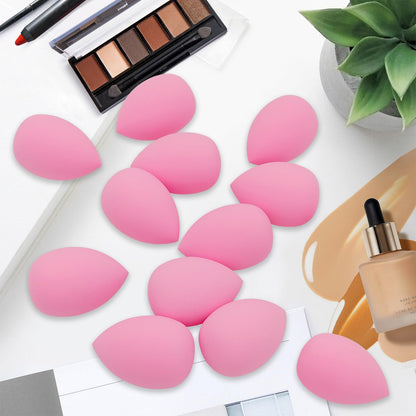 12 Pieces Professional Makeup Sponge Set,Latex Free Flawless Soft Setting Face Puffs,Multicolor Beauty Sponge Blender Cosmetic Applicator for Powder,Liquid,Facial Makeup Tools
