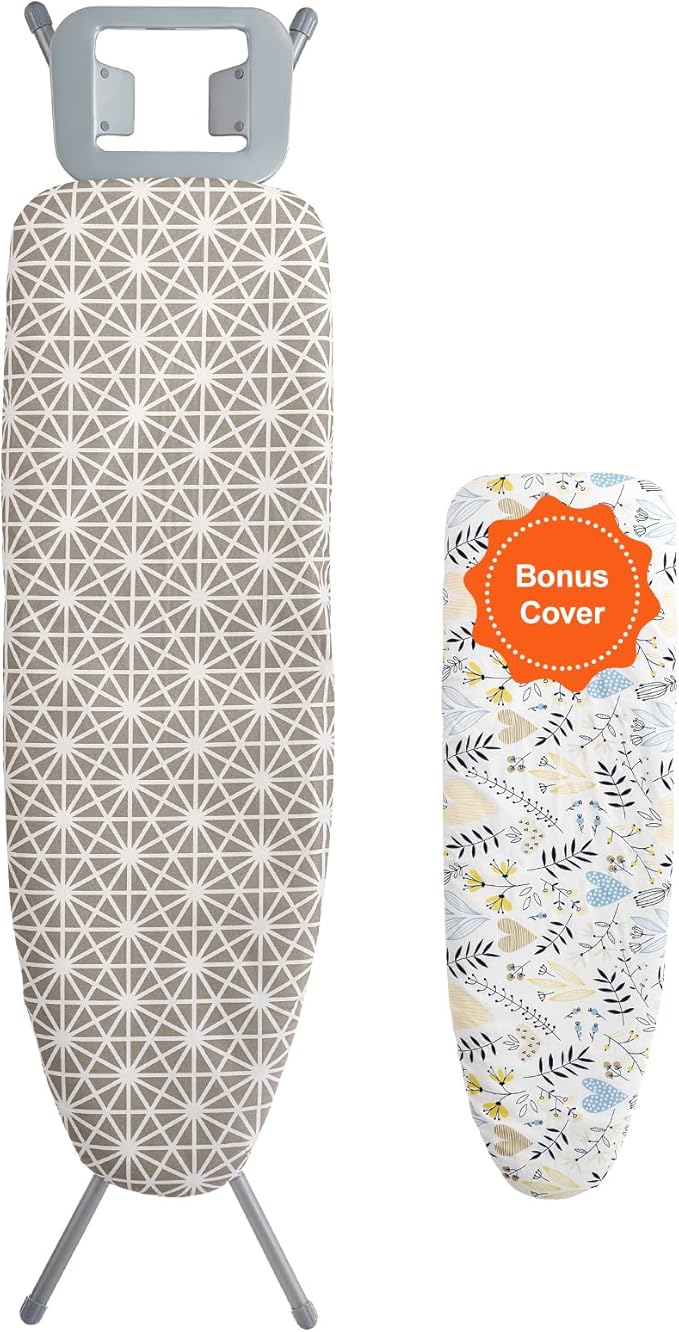 VEVOR Ironing Board with Large 43 x 13 Ironing Surface, Thickened 4 Layers Iron