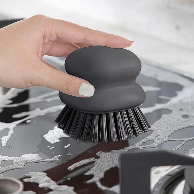 Dish Brush with Handle, Kitchen Scrub Brushes