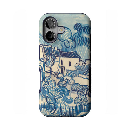 Casely iPhone 17 Case | Blue Stripes | Sunday Best | Compatible with MagSafe | Bold Protective Design